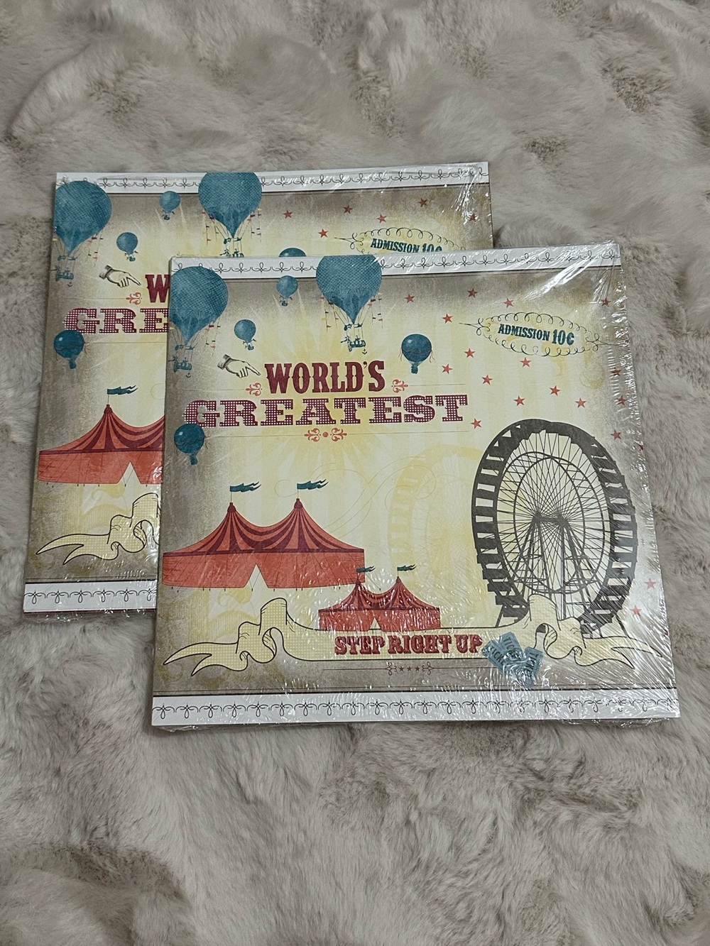 2 Packs Stampin’ Up! Circus Fair Themed Scrapbook Paper